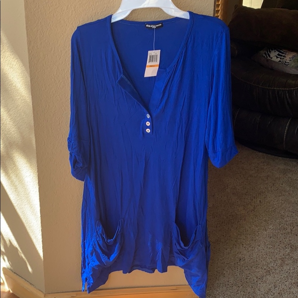 Blue tunic